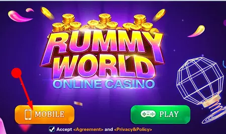 Click On Mobile For Login Rummy World App