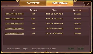 Rummy Club App Payment Proof