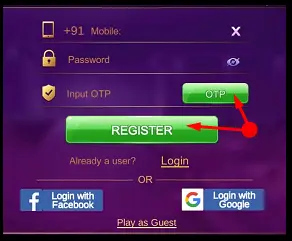Rummy Gogo App Login With Mobile Number