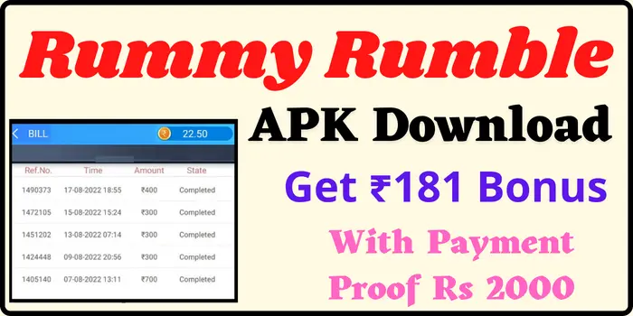 Rummy Rumble Apk Download - Get 181 - Teen Patti Rumble App