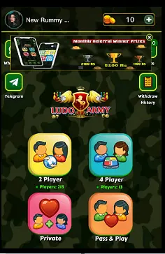 Claim Rs 10 Bonus In Ludo Army App