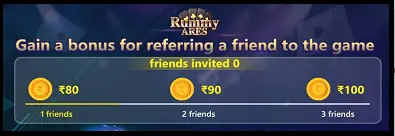 Rummy Ares Refer And Earn Rs 100