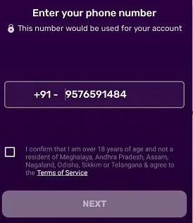 Rush Apk Login With Mobile Number