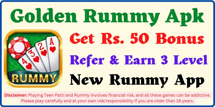 Golden Rummy Apk Download - Get ₹50 Bonus