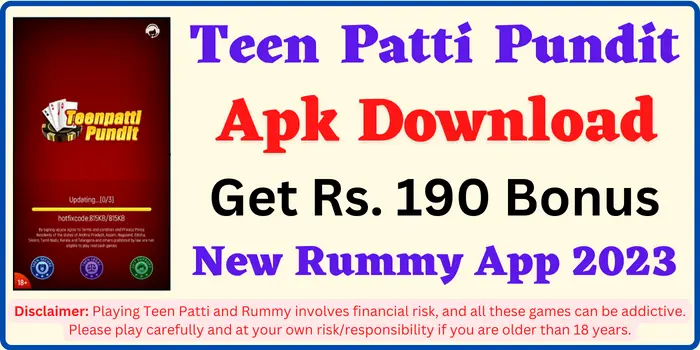 Teen Patti Pundit Apk Download