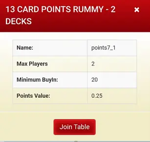 Deccan Rummy Join Rummy Table