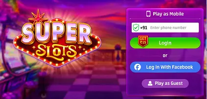 Super Slots App Login With Mobile Number