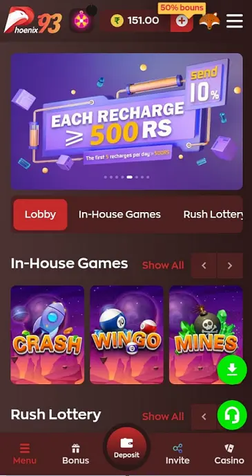 Pix93 Casino App