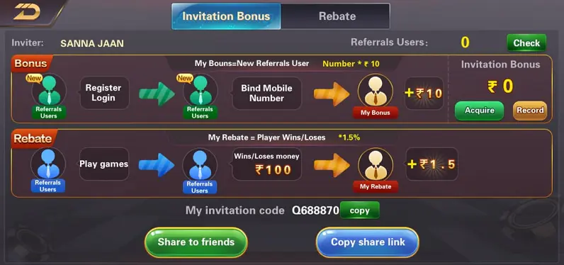 Teen Patti App Refer And Earn