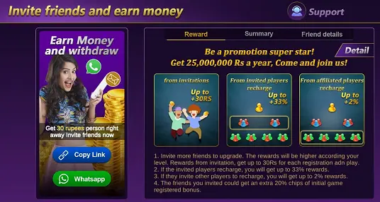Teen Patti Gold App Refer And Earn Commission