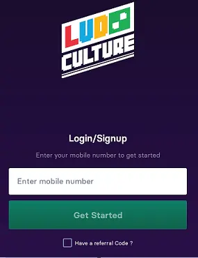 Ludo Culture App Login