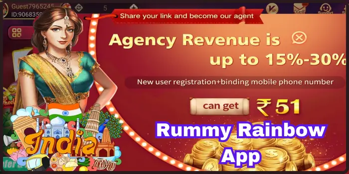 Rummy Rainbow Apk ₹51 Bonus Free
