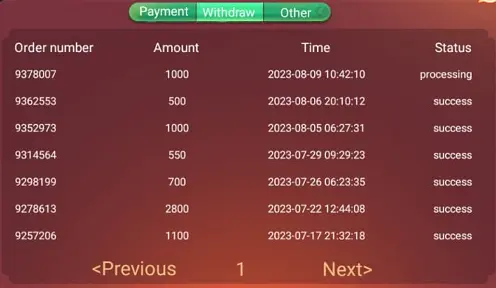 Rummy North App Withdraw Proof