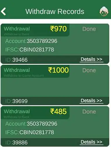Teen Patti Epic App Payment Proof