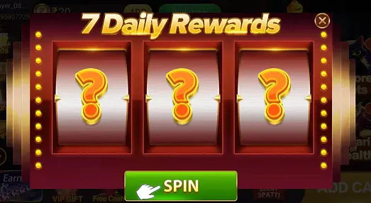 Rummy Fire App 7 Days Daily Spin
