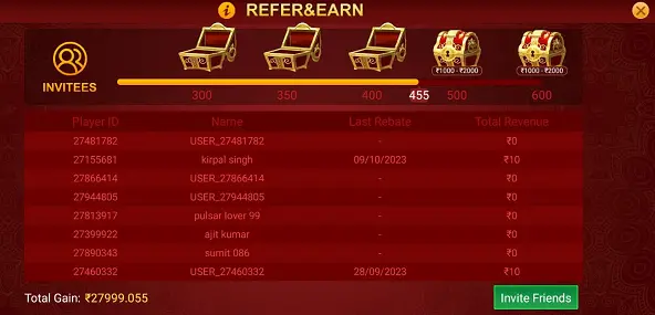 Teen Patti Lotus Refer And Earn Commission