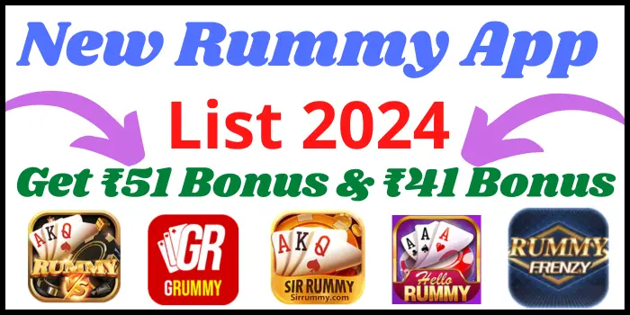 New Rummy App List 2024