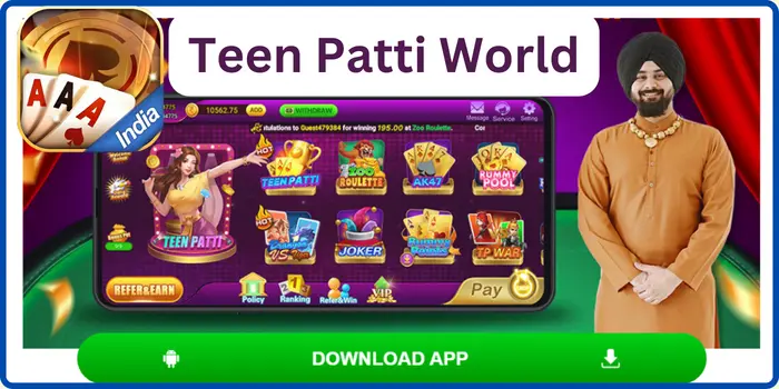 Teen Patti World Apk - Get ₹30 Free Bonus
